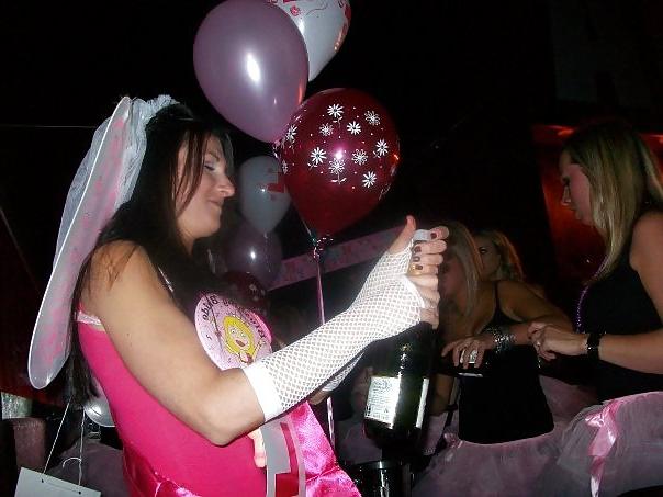 25P Stripper Waving Cock in Bride To Be's Face