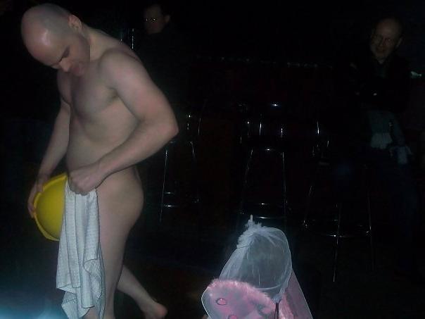 25P Stripper Waving Cock in Bride To Be's Face