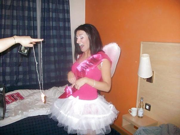 25P Stripper Waving Cock in Bride To Be's Face