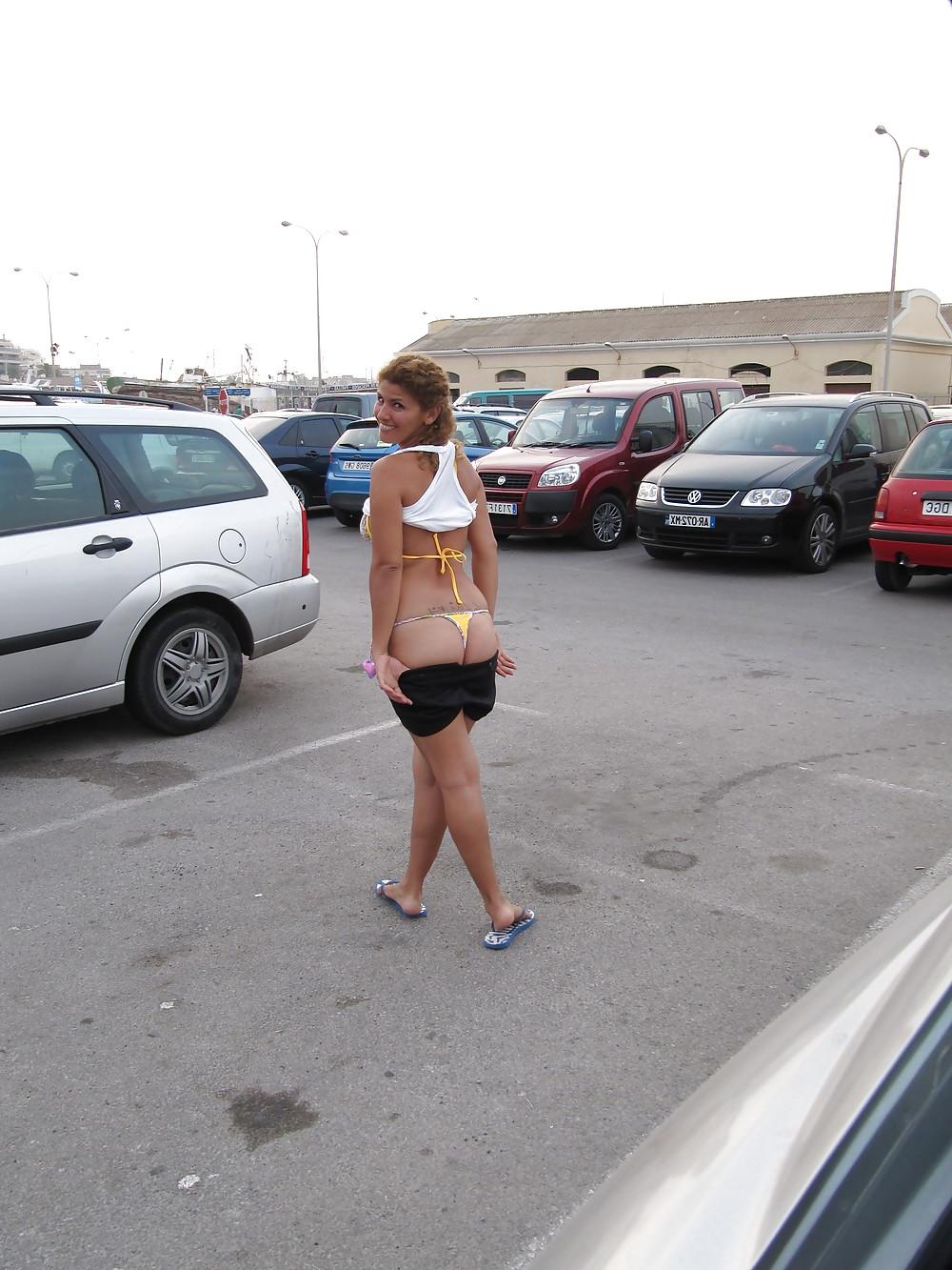 21P Yadira showing off in public