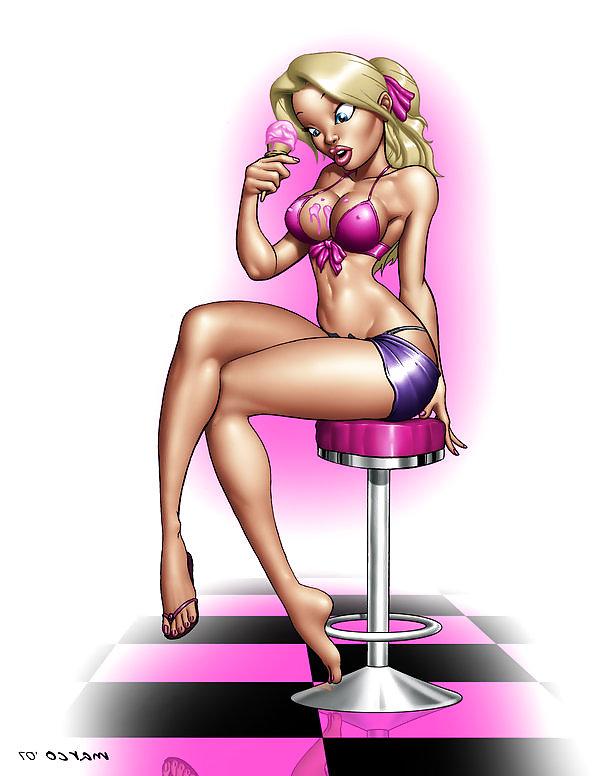 23P Cheezecake VIII toon art