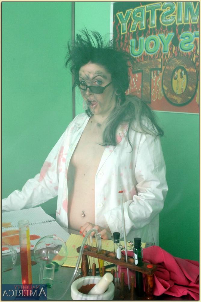 13P Nasty coed in glasses Reagan Maddux enjoys masturbation in the class