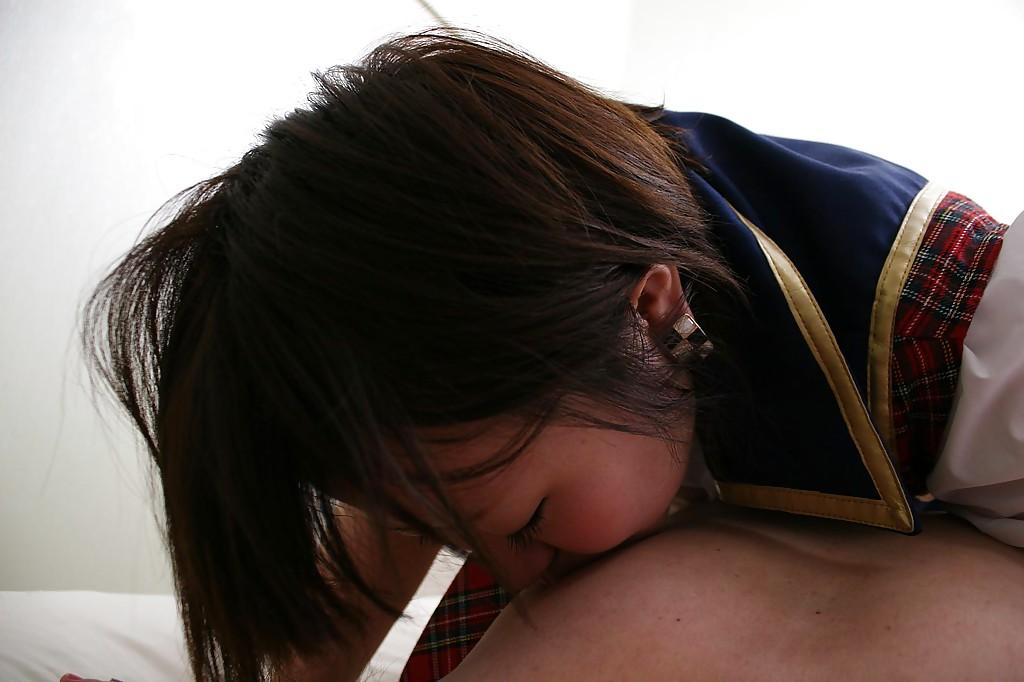 16P Chubby asian teen Mayu Nakane gives head and gets her hairy twat nailed