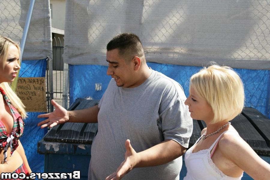 16P Hot schoolgirl Nikki Benz in a short skirt gets fucked in reality