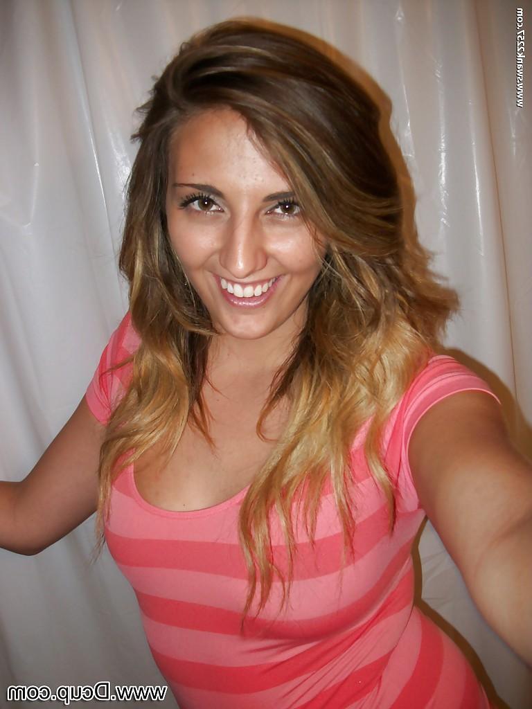 16P Slutty babe Brooke B. takes pics of her huge natural boobs and pussy