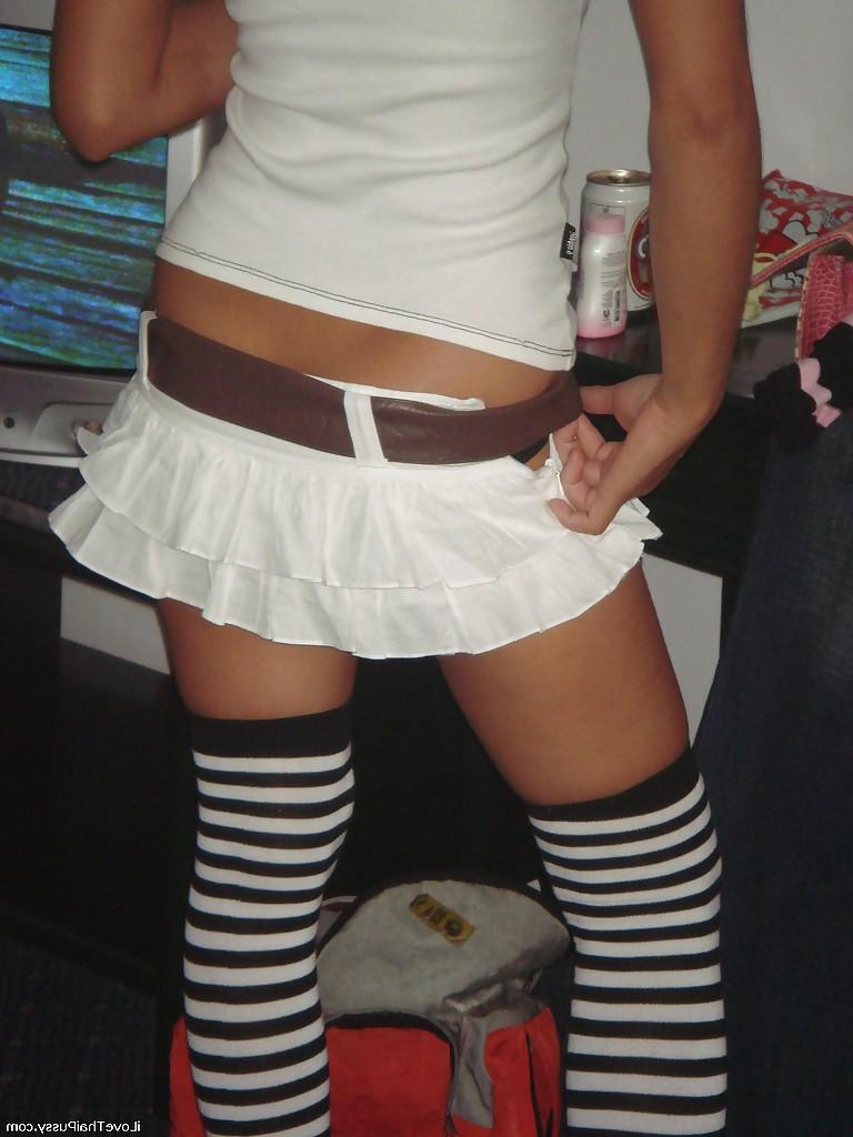 16P Young asian babe with small tits stripping and showing off her juicy twat