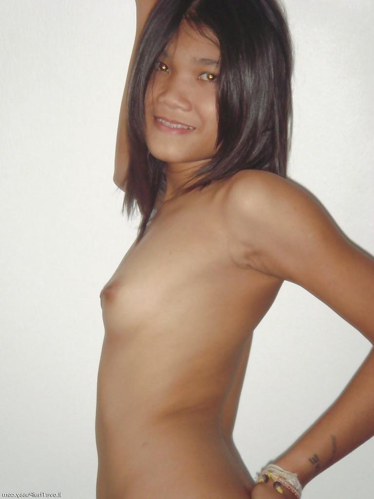 16P Young asian babe with small tits stripping and showing off her juicy twat