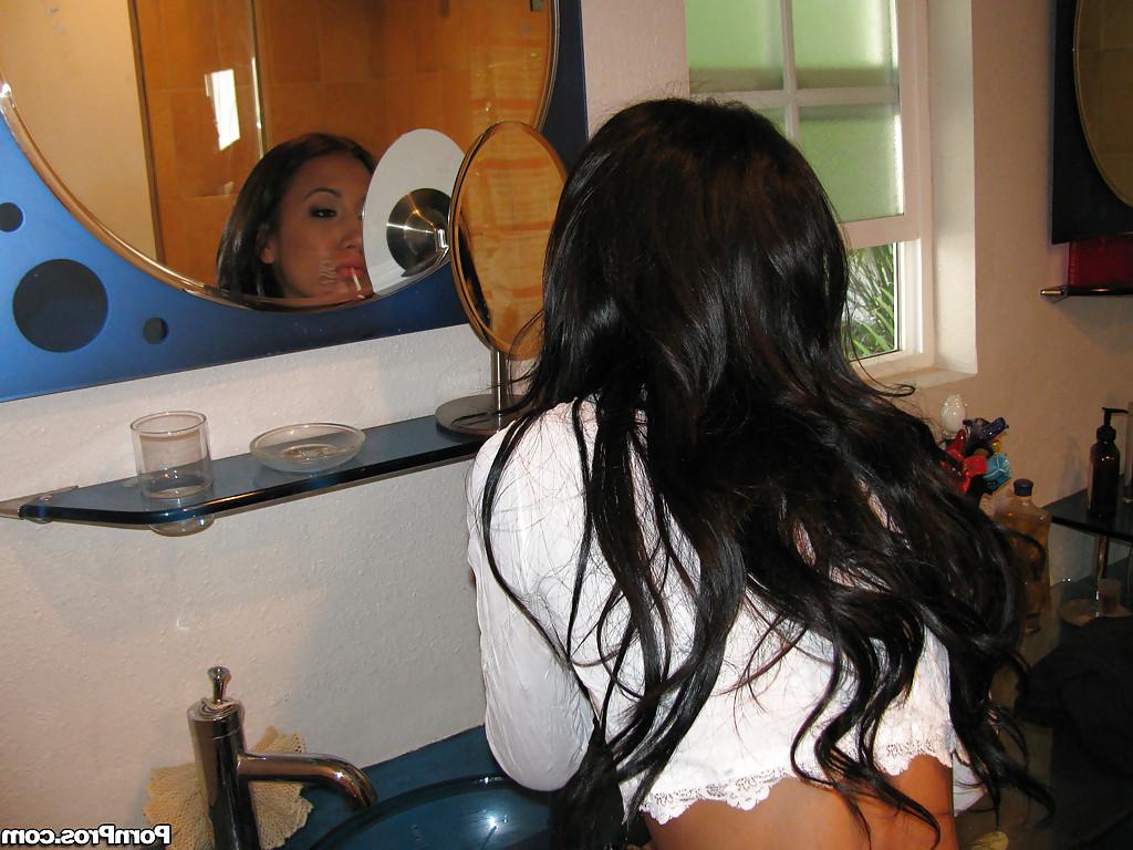 16P Teen babe Amia Miley stripping ready for a hot massage in reality