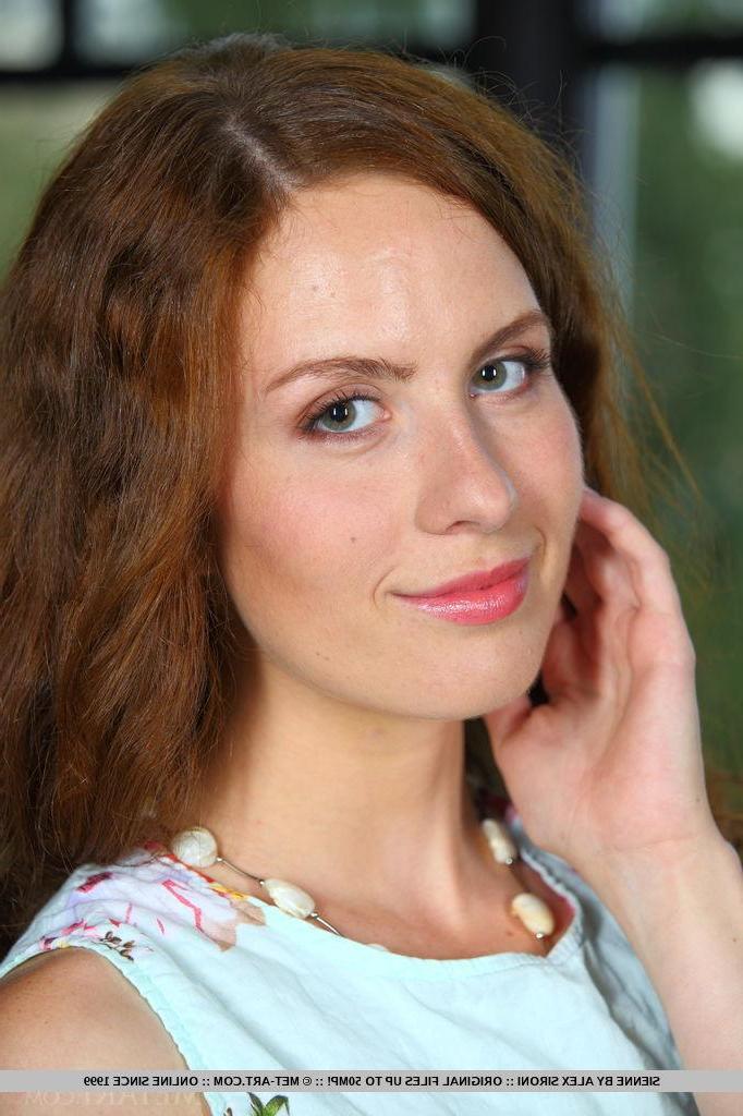18P Adel P proves that she is a natural redhead in "Pamori"