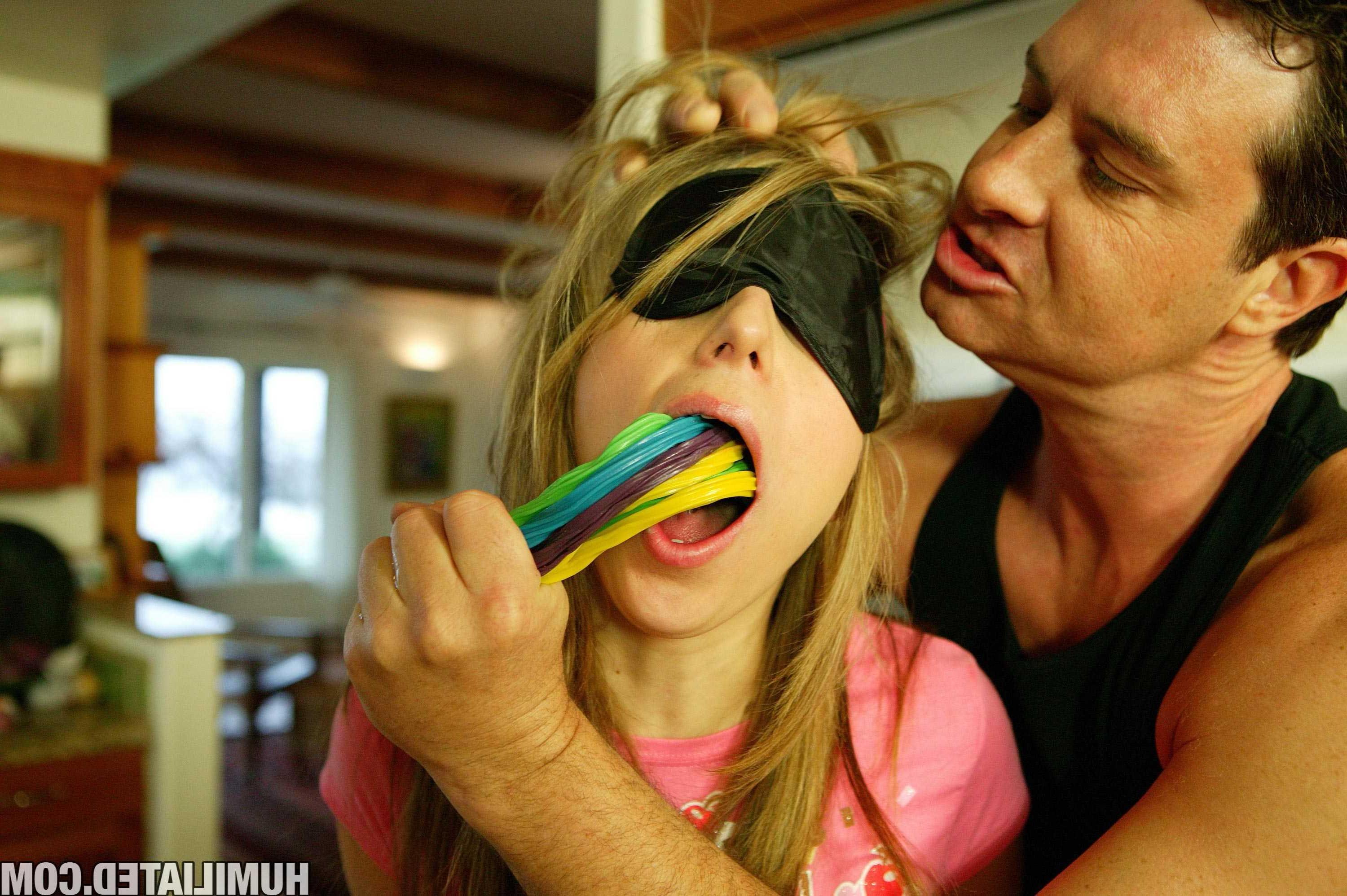 16P Cute petite Allyssa Hall gets way more than she can take