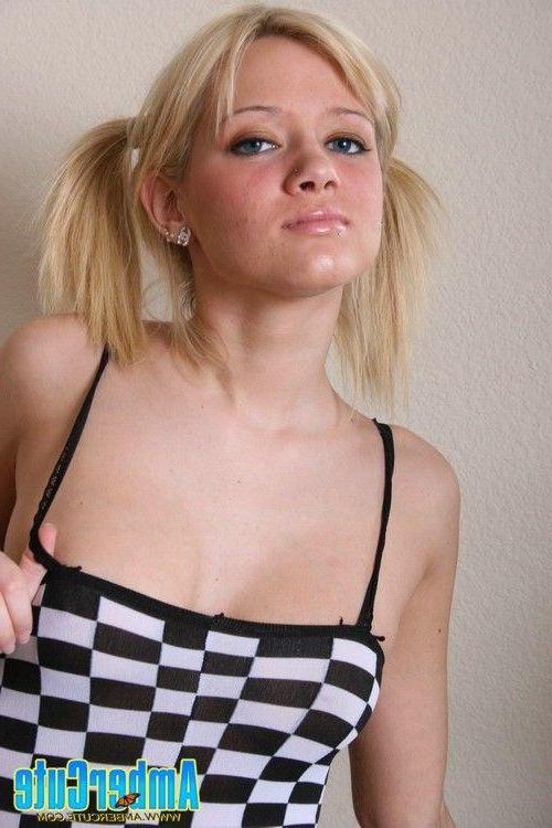 16P Pictures of teen Amber Cute slowly stripping to get you hard