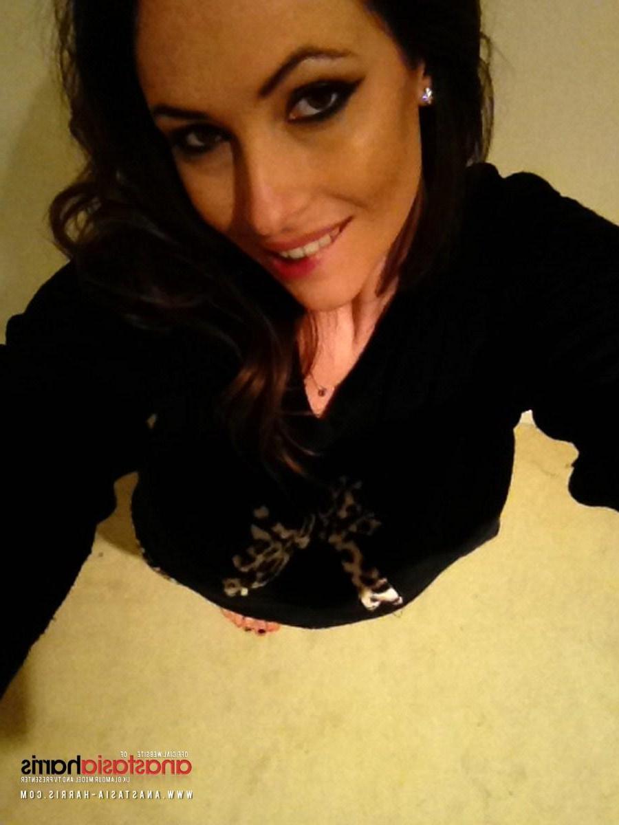 12P Anastasia Harris strips from her cute animal print outfit at home