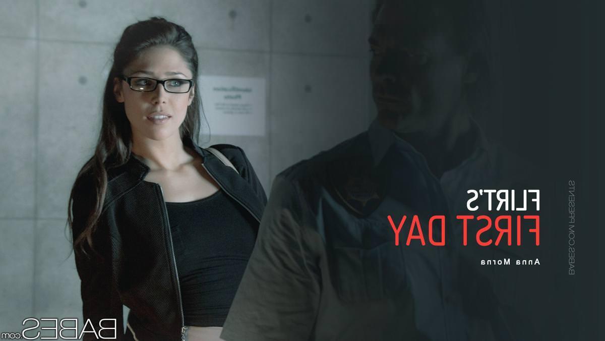 14P Hot teen Anastasia Morna fucks the security guard