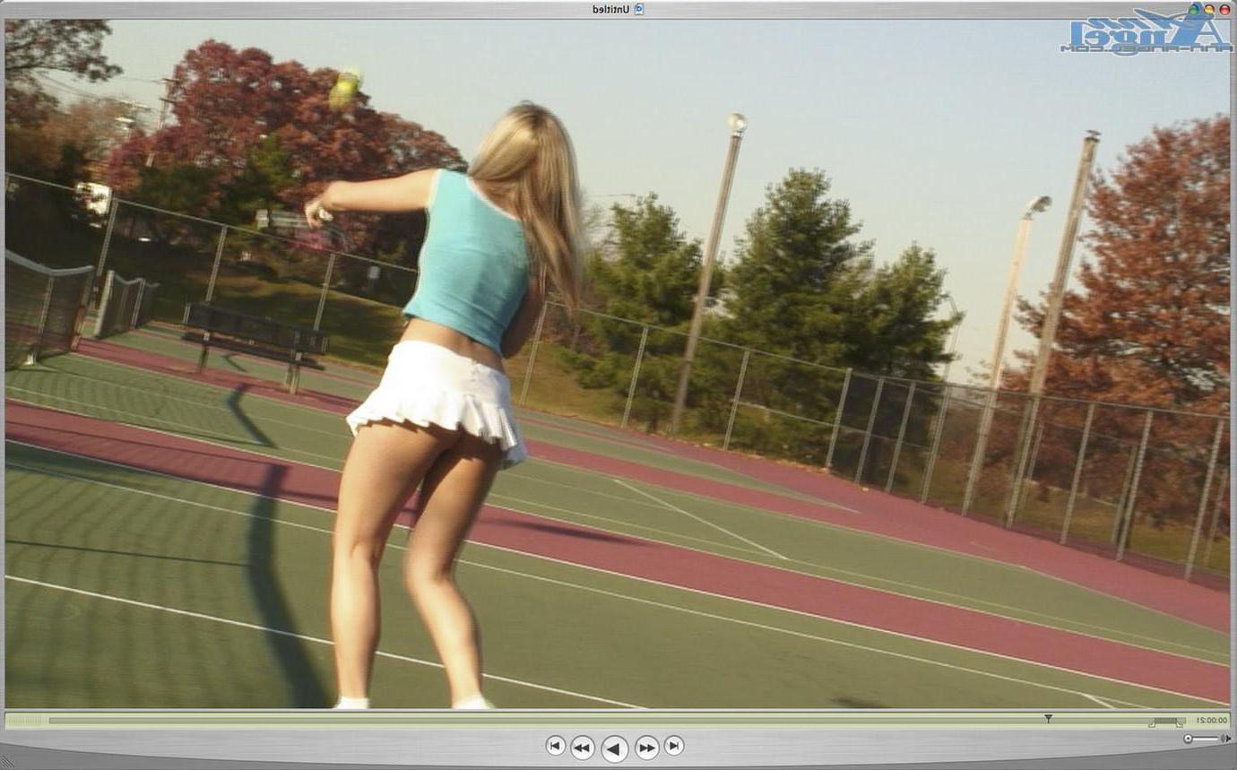 14P Screencaps of Ann Angel getting kinky with a tennis racket