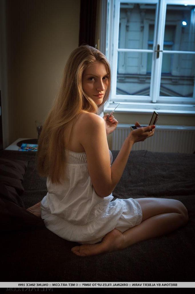 18P Stunning girl Bretona shows you what's under her white dress in "Ichera"