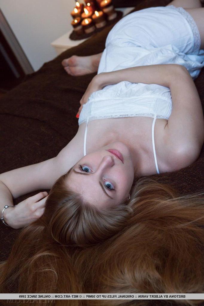 18P Stunning girl Bretona shows you what's under her white dress in "Ichera"