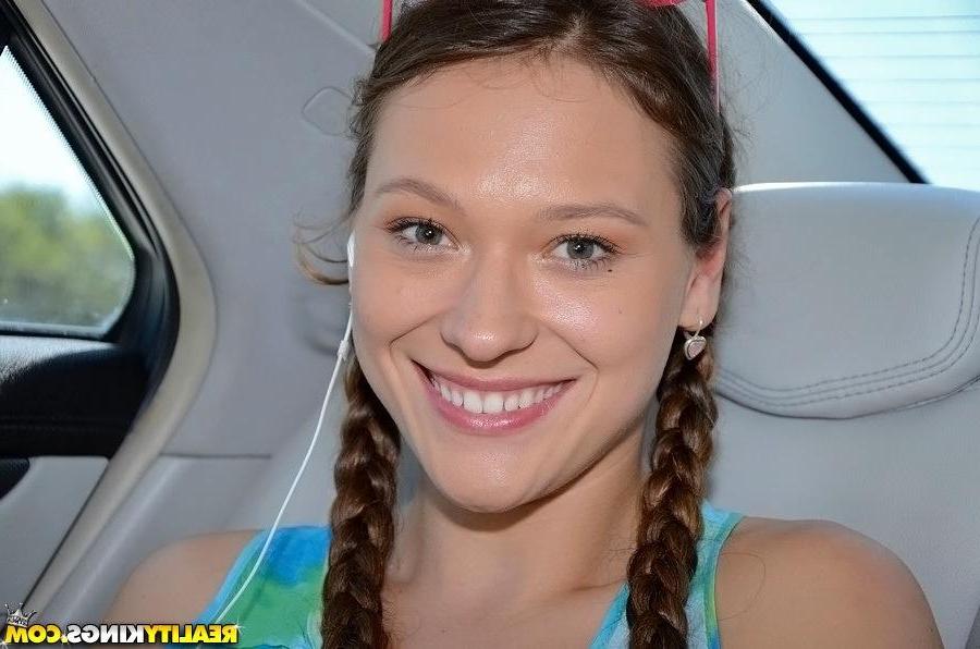 20P Hot teen Callie Calypso takes a break from roller blading to fuck