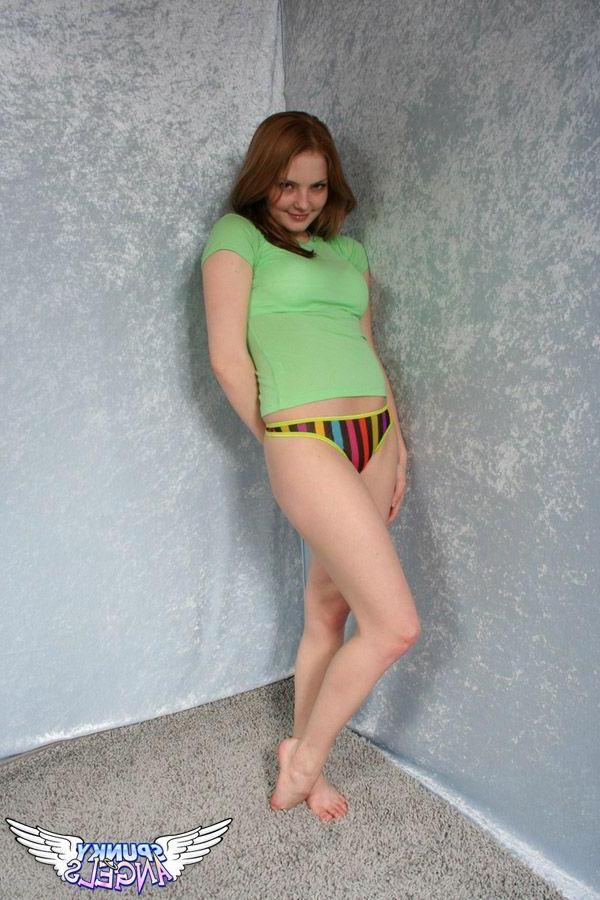 20P Pictures of Cute Chloe teasing in her panties