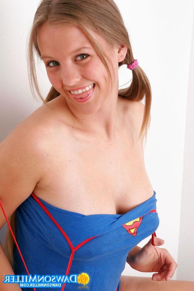 16P Dawson Miller looking sexy and cute in pigtails