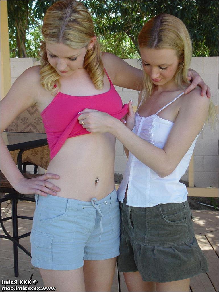 20P Raimi and Aly get topless outside