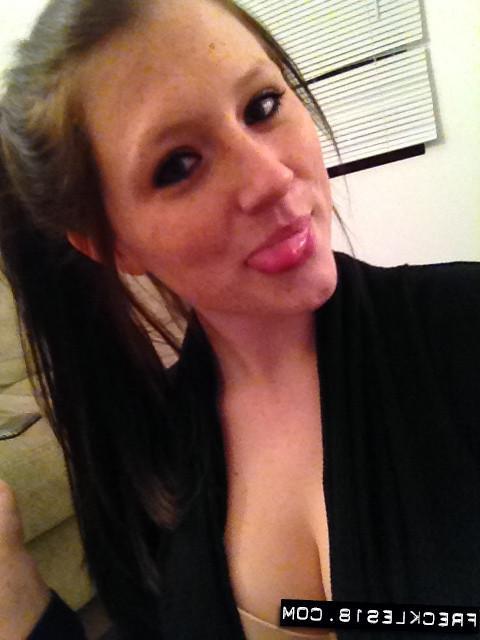 12P Freckles 18 sends you some hot selfies with her phone