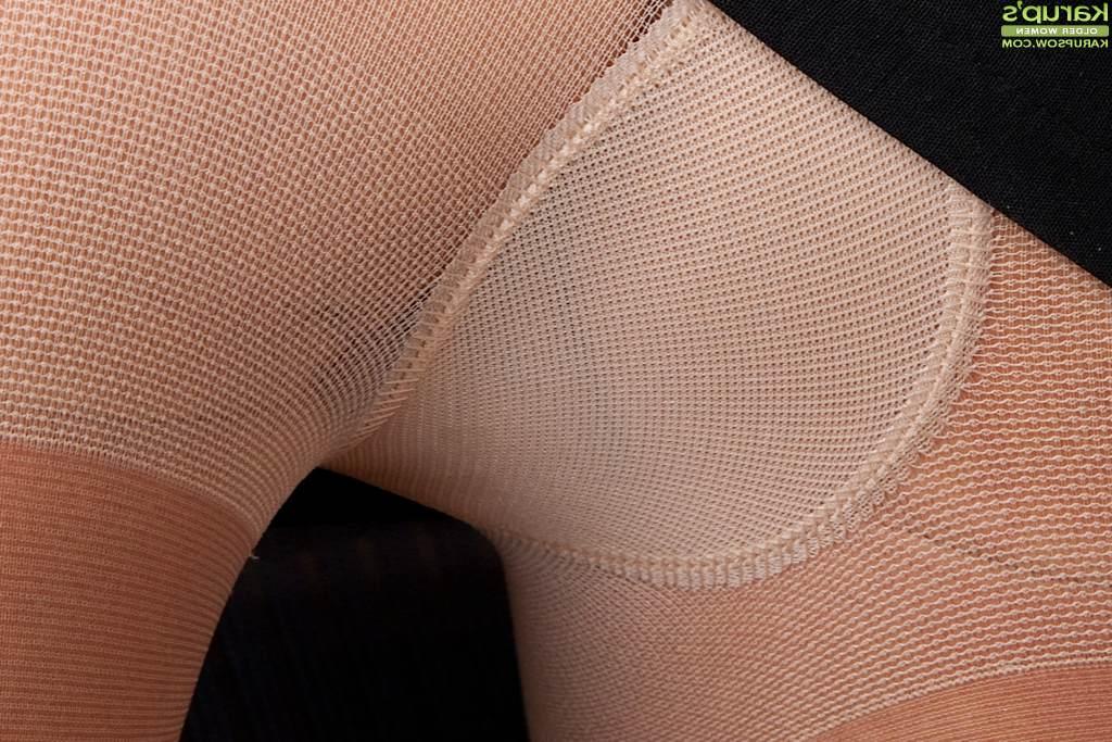 15P Mature office lady in pantyhose undressing and shoowcasing her goods