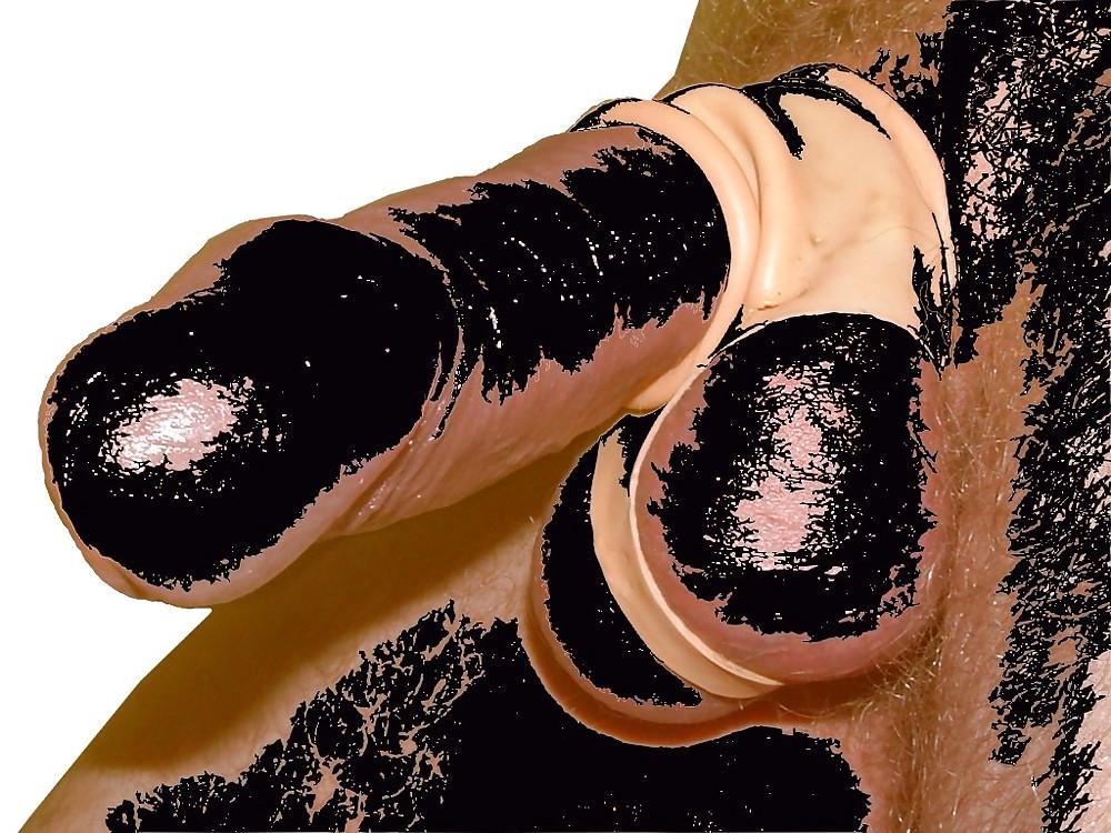 24P Cock member penis dick erection art funny