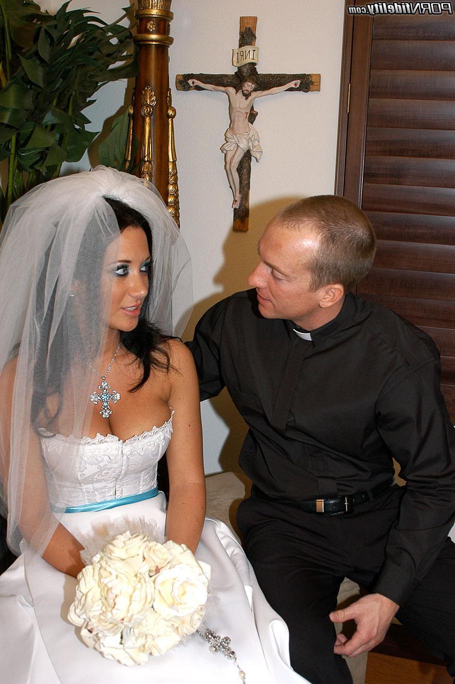 16P Busty bride Jayden Jaymes fucks the best man on her wedding day