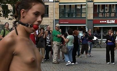 20P Slaves girls in public