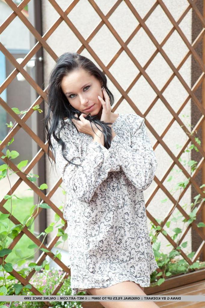 18P Black-haired beauty July Saint strips naked and gives you her tight pussy