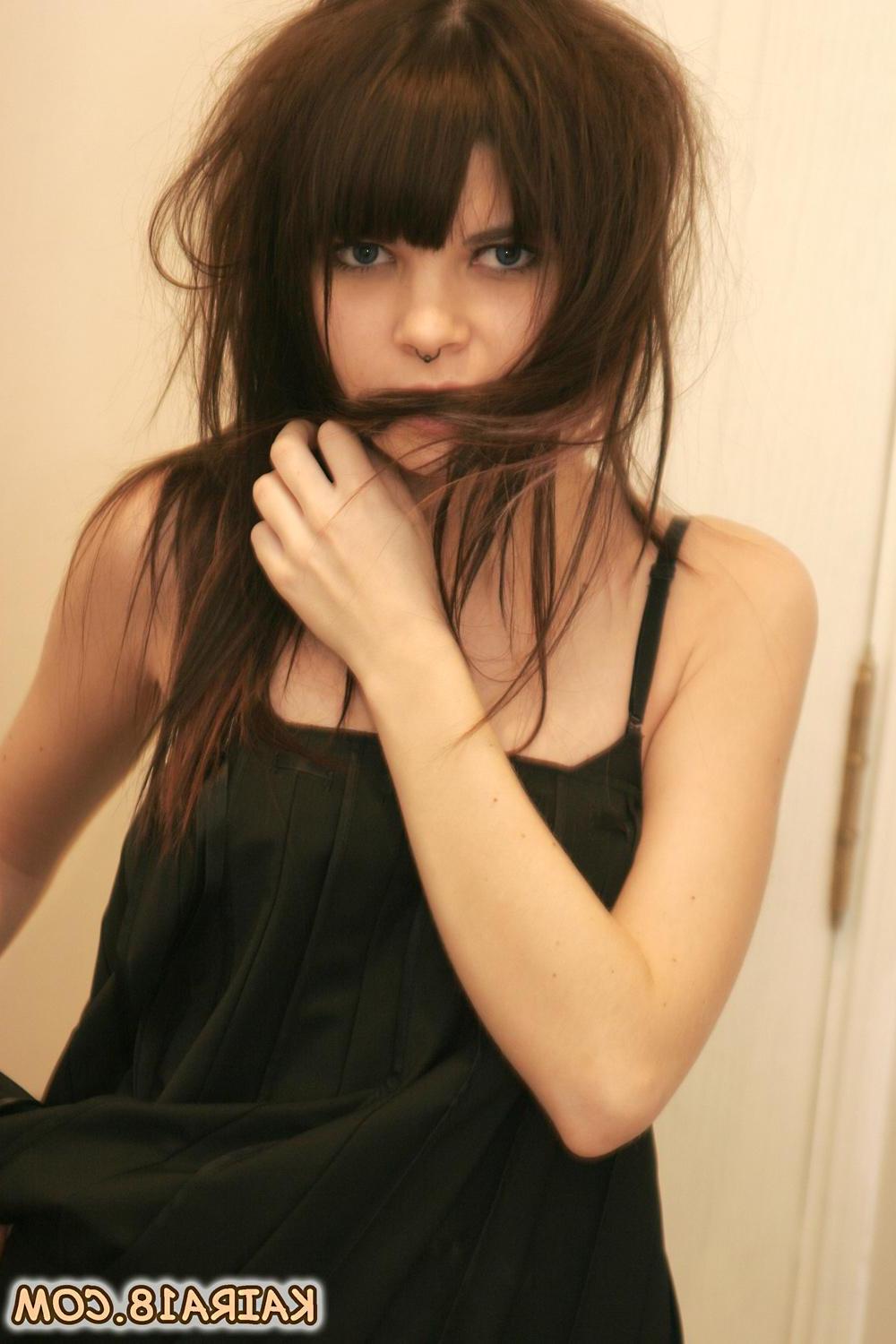 16P Pictures of Kaira 18 smoking a cigarette