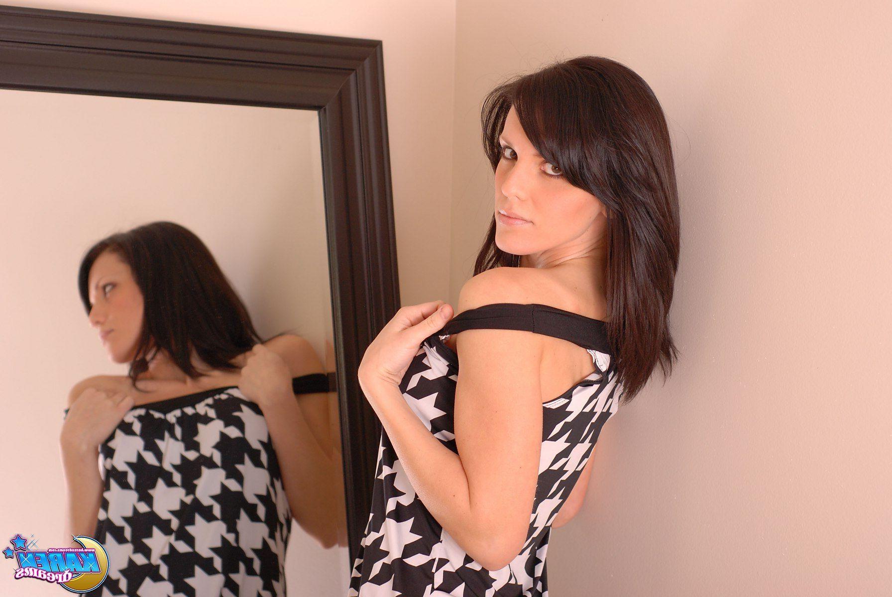 20P Pictures of Karen Dreams showing you her boobs