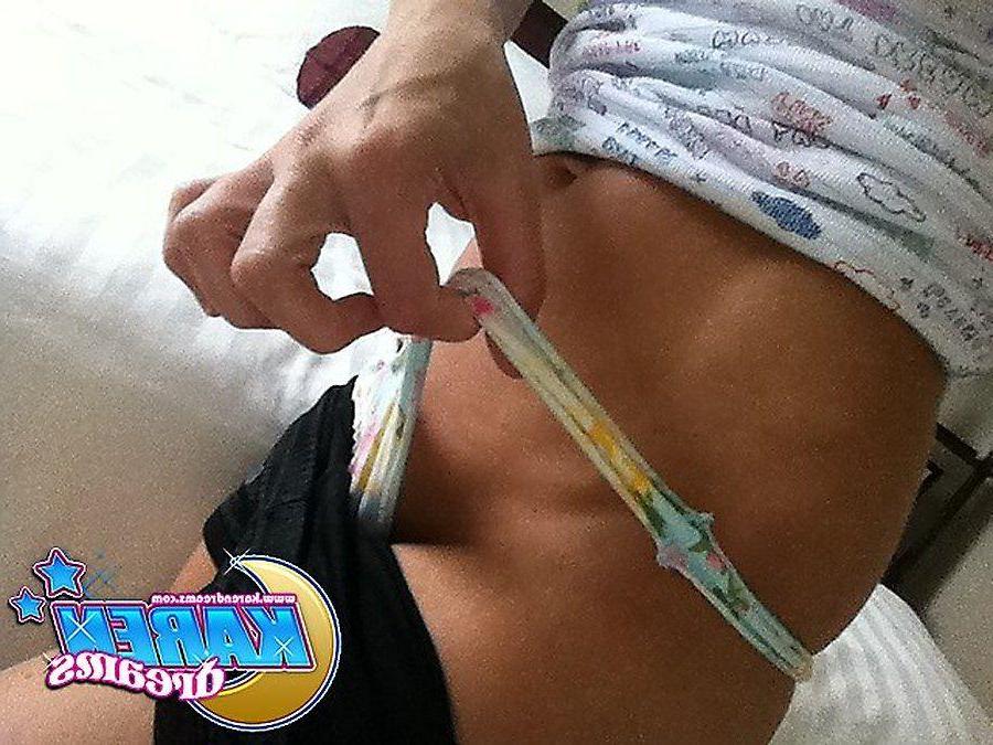 20P Pictures of teen nympho Karen Dreams getting kinky with the camera