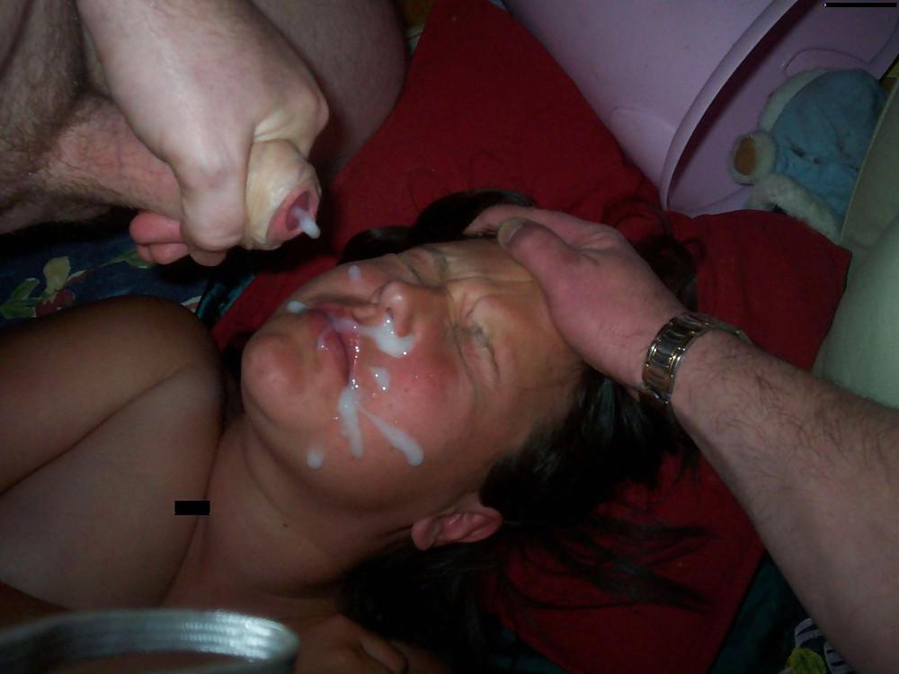 25P BRITISH CHUBBY SLUTS LOVES CUM IN HER FACE