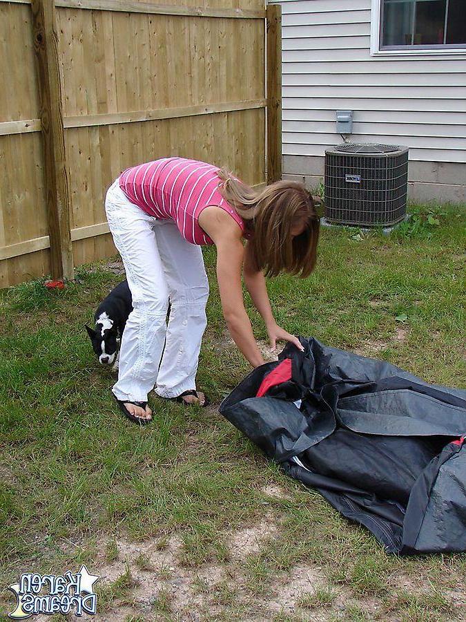 20P Pictures of Karen Dreams pitching your tent