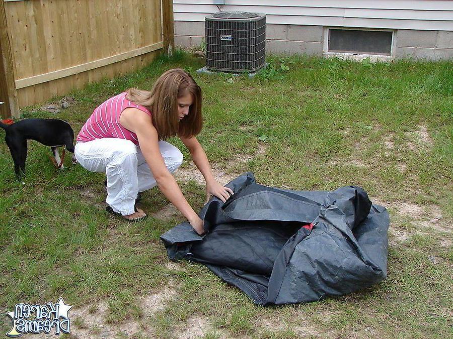 20P Pictures of Karen Dreams pitching your tent