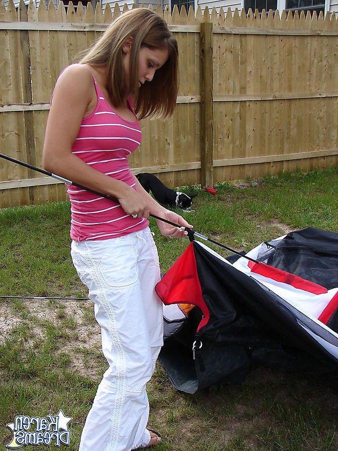 20P Pictures of Karen Dreams pitching your tent