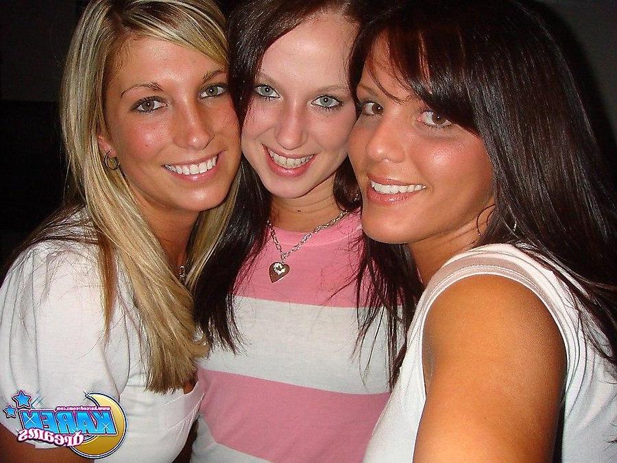 20P Pictures of Karen Dreams messing around with her friends