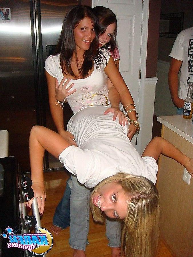 20P Pictures of Karen Dreams messing around with her friends