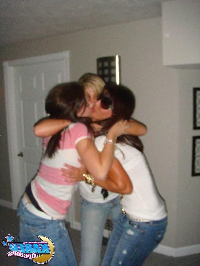 20P Pictures of Karen Dreams messing around with her friends