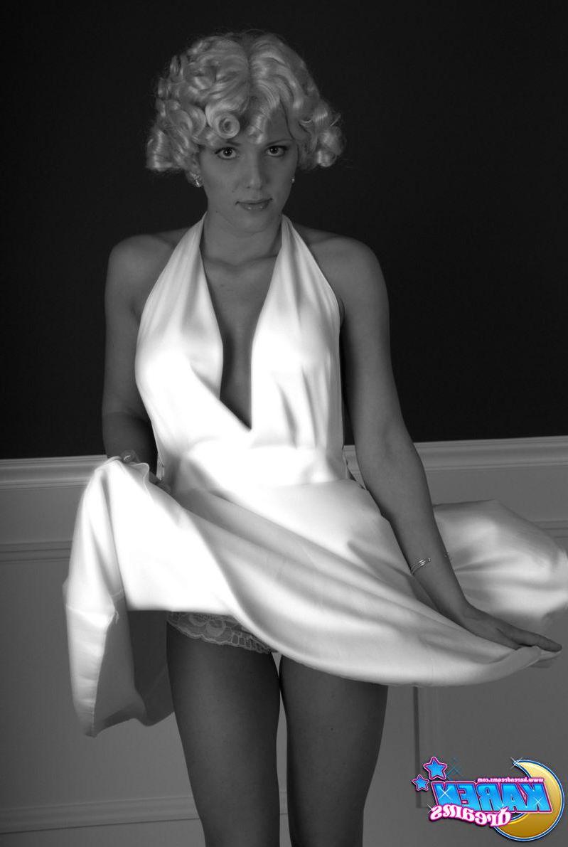 20P Pictures of Karen Dreams dressed up as Marilyn Monroe