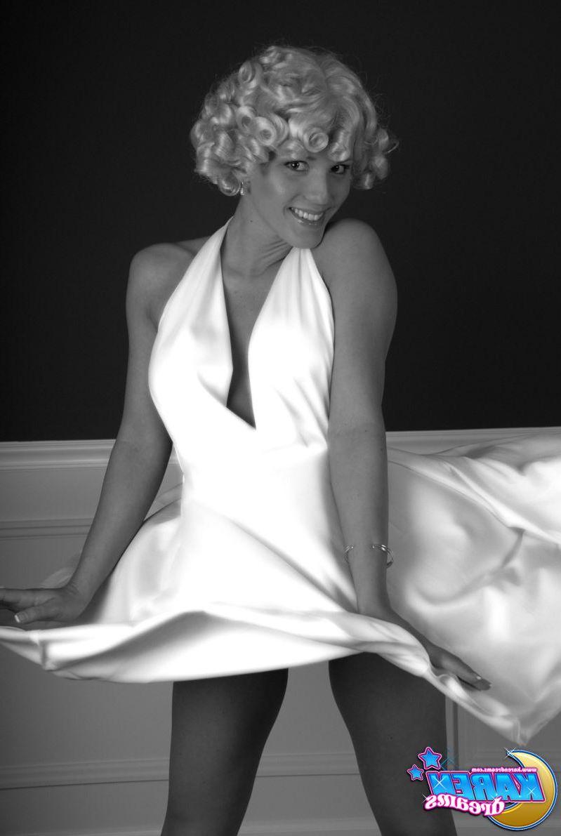 20P Pictures of Karen Dreams dressed up as Marilyn Monroe
