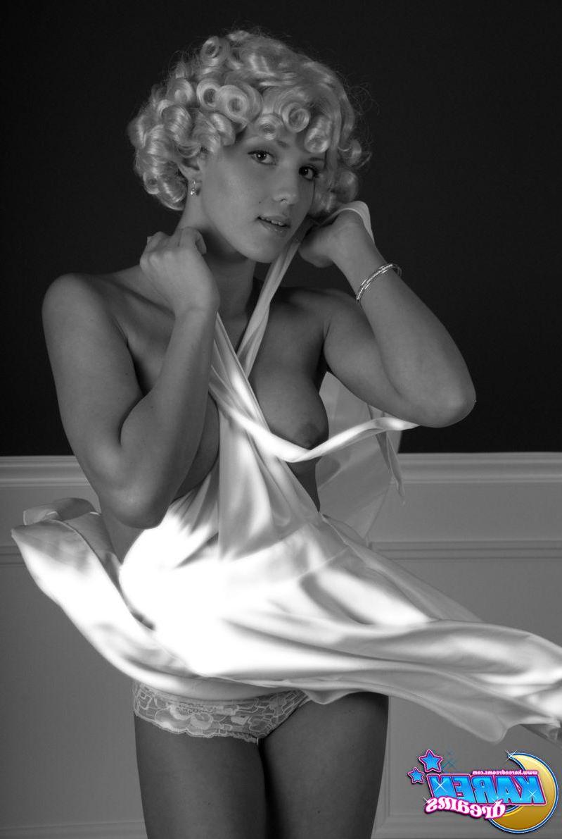 20P Pictures of Karen Dreams dressed up as Marilyn Monroe