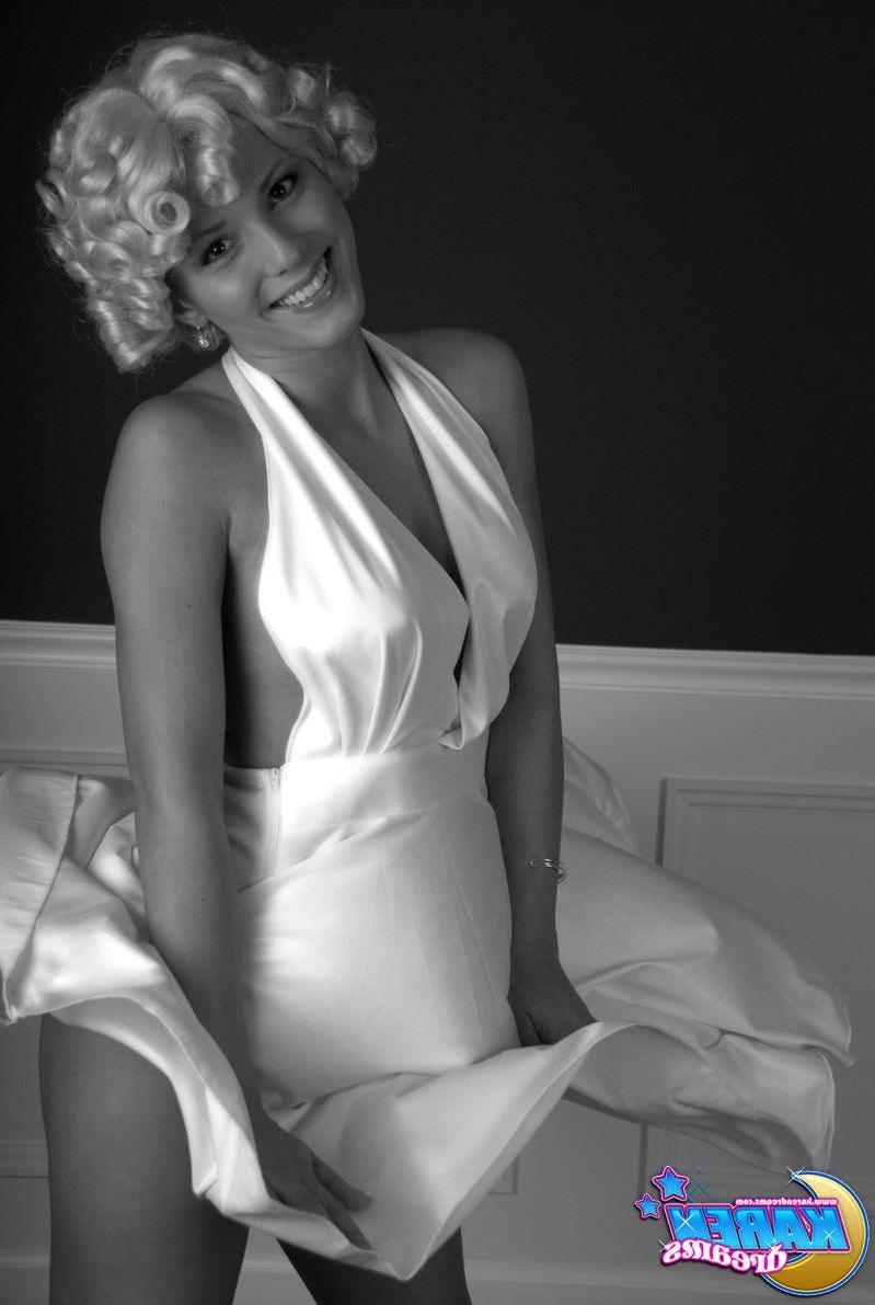 20P Pictures of Karen Dreams dressed up as Marilyn Monroe