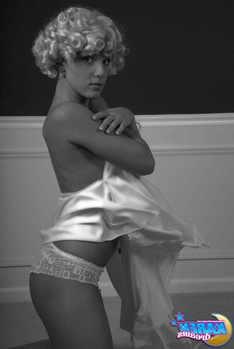 20P Pictures of Karen Dreams dressed up as Marilyn Monroe