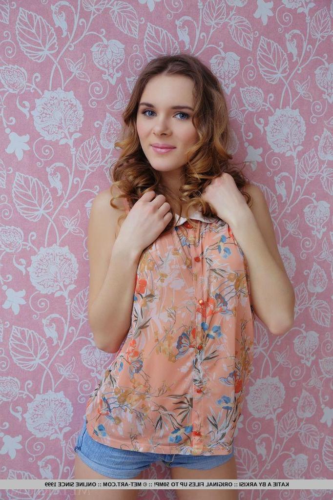 18P Beautiful girl Katie A spreads her legs for you on the floor in "Sejila"