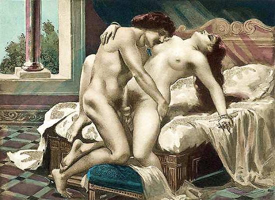 8P Printed Ero and Porn Art 7  - Giulio Romano