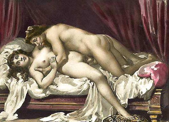 8P Printed Ero and Porn Art 7  - Giulio Romano