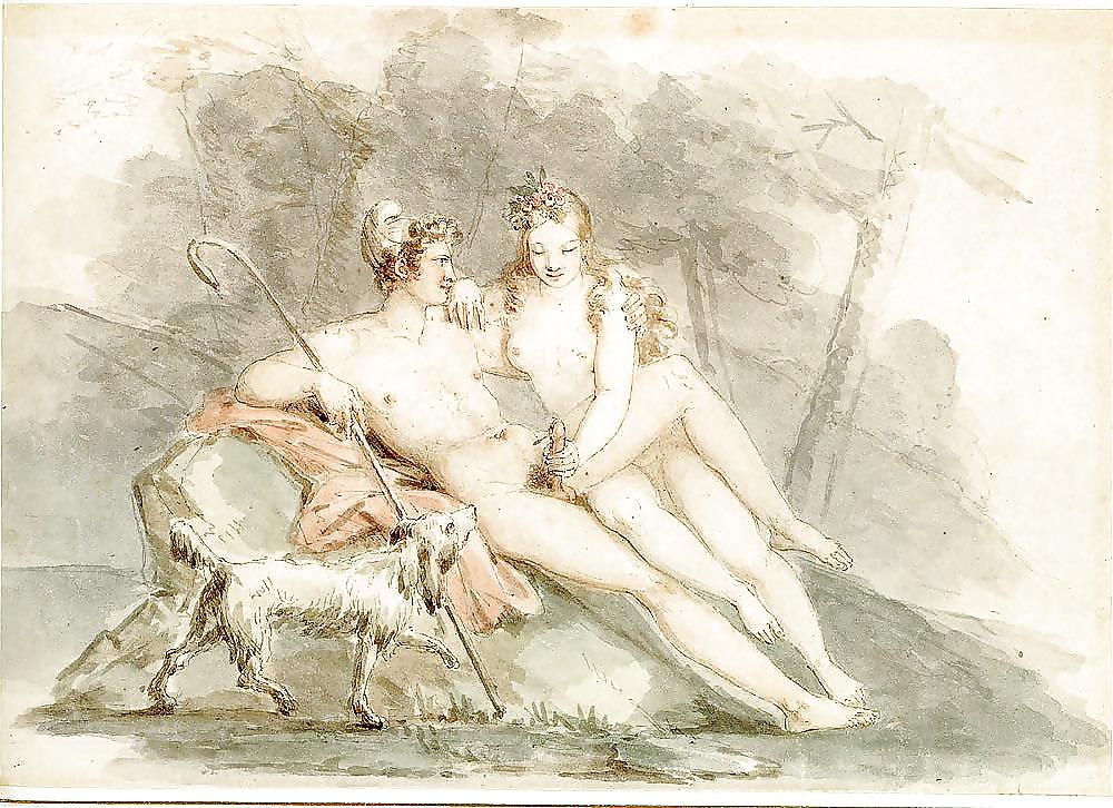 10P Drawn Ero and Porn Art 8 - Artist N.N. (1) c. 1800