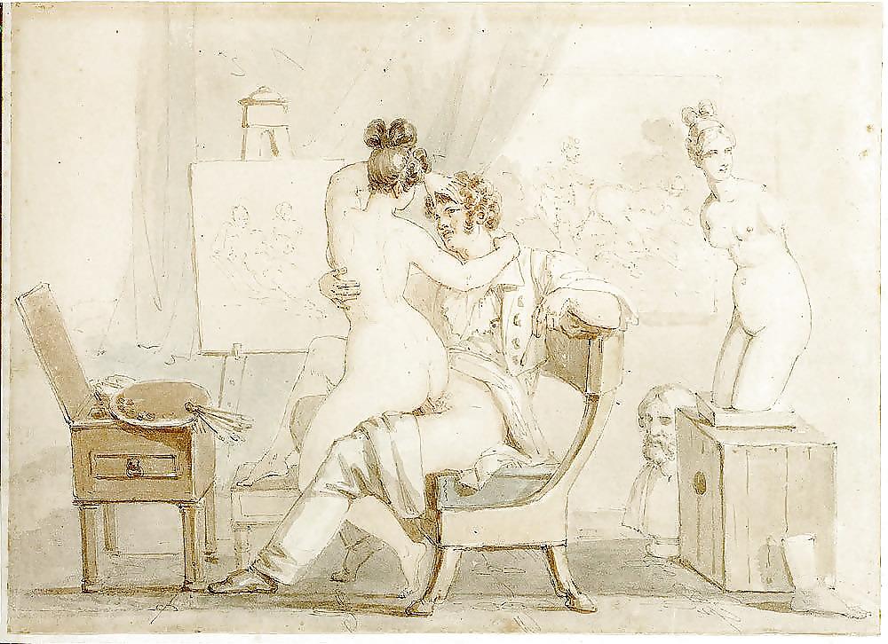10P Drawn Ero and Porn Art 8 - Artist N.N. (1) c. 1800